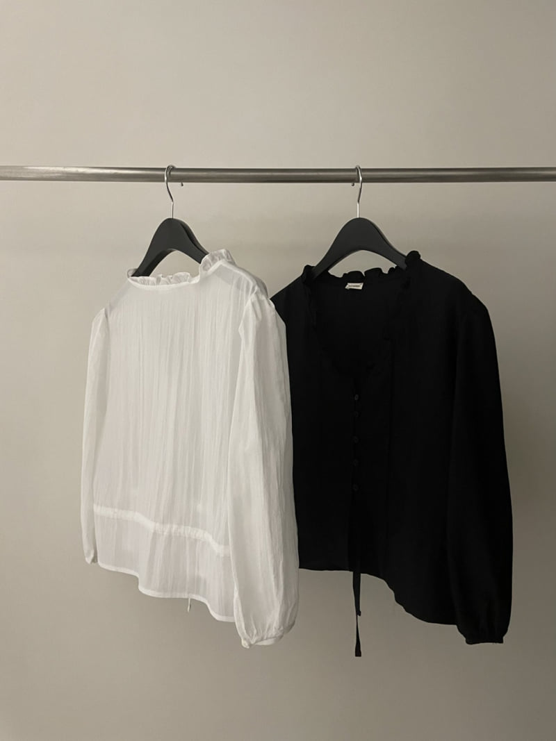 Flatgarden - Korean Women Fashion - #momslook - Frill Lena Blouse - 12