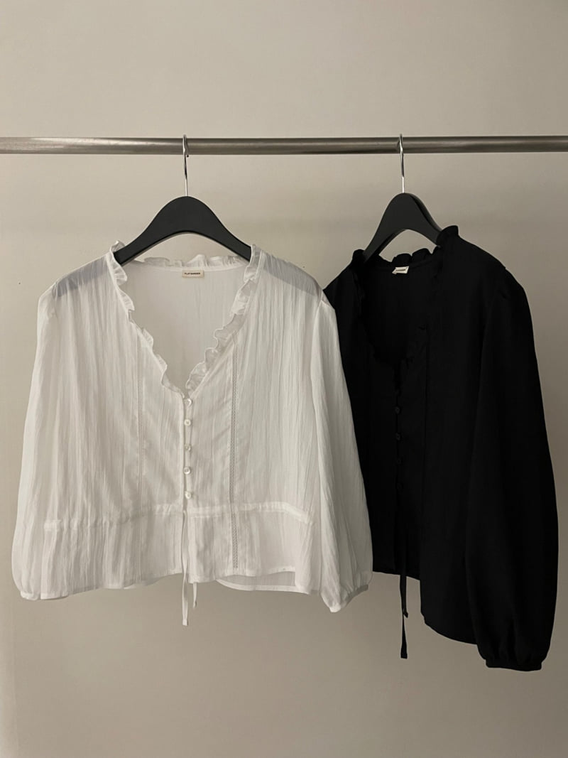 Flatgarden - Korean Women Fashion - #momslook - Frill Lena Blouse - 8
