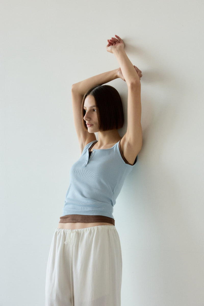 Flatgarden - Korean Women Fashion - #momslook - Open Ribbed Sleeveless - 7