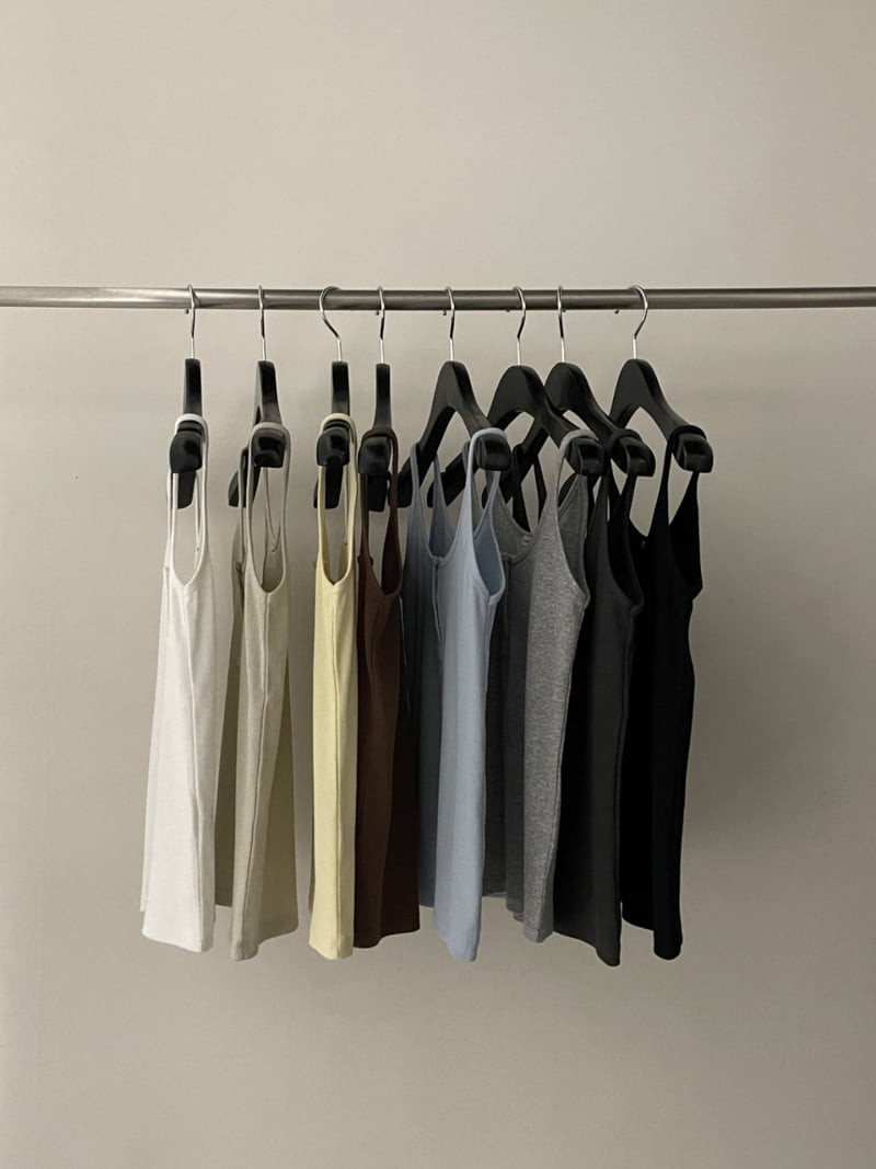 Flatgarden - Korean Women Fashion - #momslook - Open Ribbed Sleeveless - 8