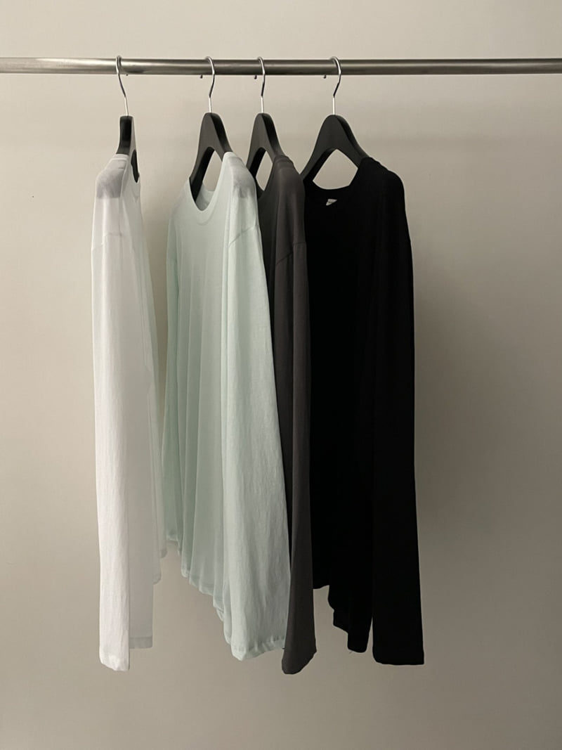 Flatgarden - Korean Women Fashion - #momslook - Pima Cotton Tee - 3