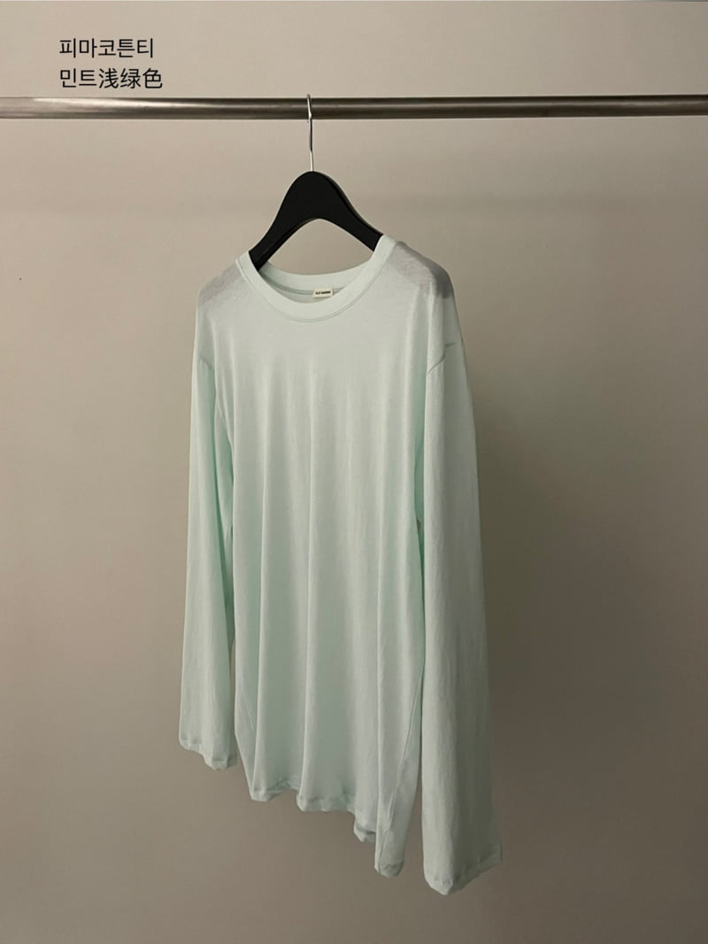 Flatgarden - Korean Women Fashion - #momslook - Pima Cotton Tee - 5