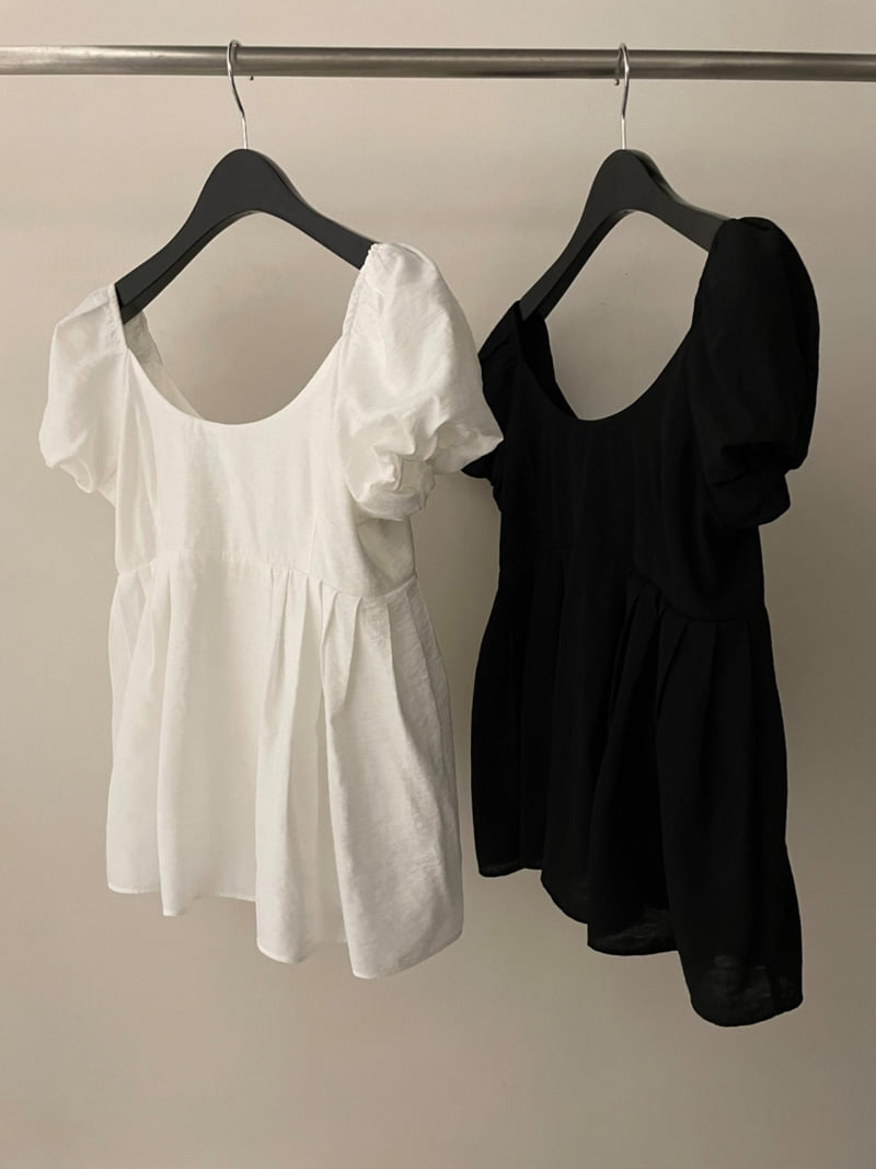 Flatgarden - Korean Women Fashion - #restrostyle - Puff Blouse - 10