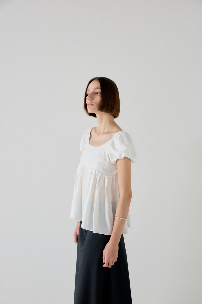 Flatgarden - Korean Women Fashion - #vintagekidsstyle - Puff Blouse - 8