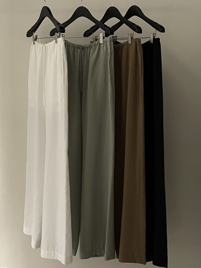 Flatgarden - Korean Women Fashion - #womensfashion - Rozan Banding Pants - 10