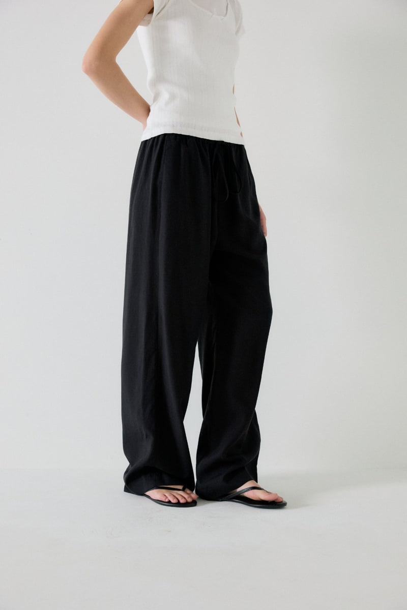Flatgarden - Korean Women Fashion - #momslook - Rozan Banding Pants - 4