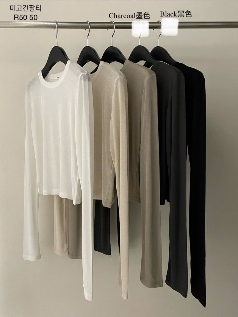 Flatgarden - Korean Women Fashion - #womensfashion - Migo Long Sleeve Tee - 12