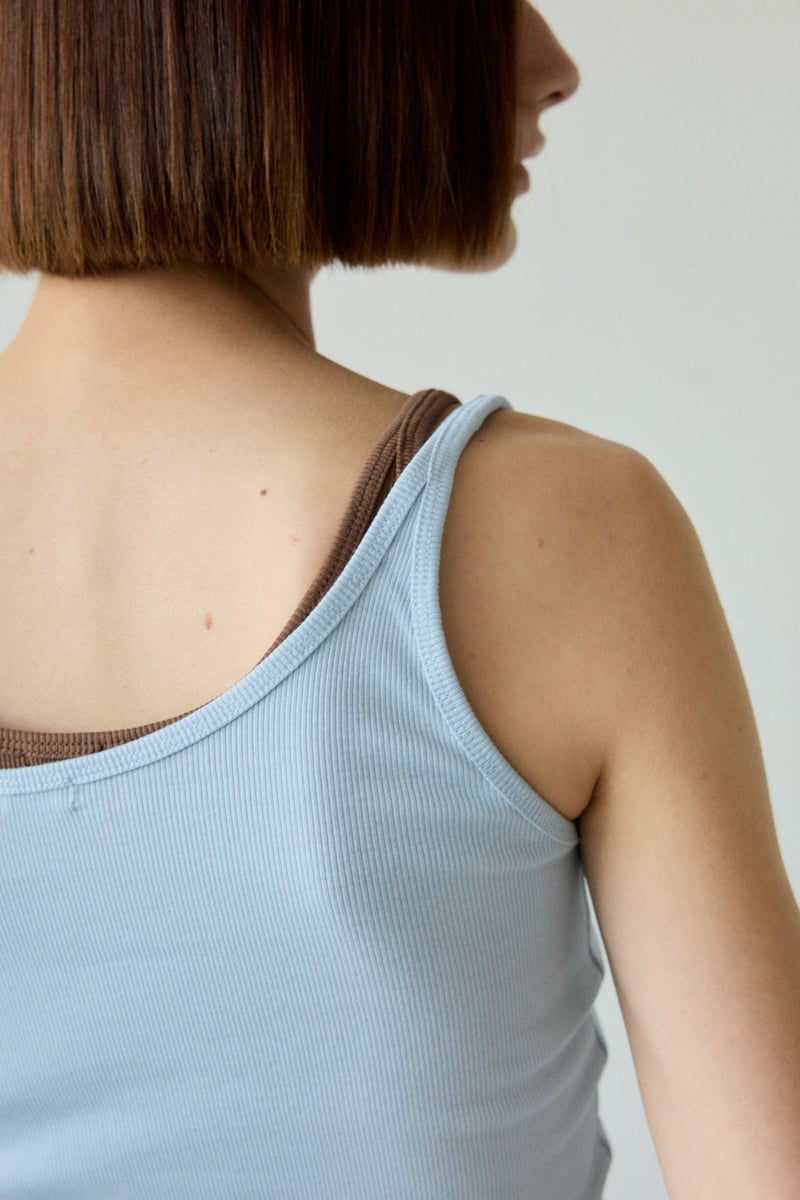 Flatgarden - Korean Women Fashion - #womensfashion - Open Ribbed Sleeveless