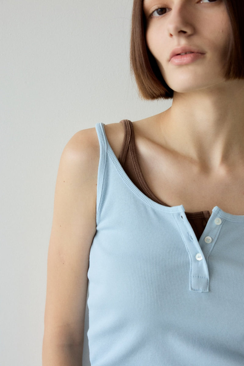 Flatgarden - Korean Women Fashion - #womensfashion - Open Ribbed Sleeveless - 5