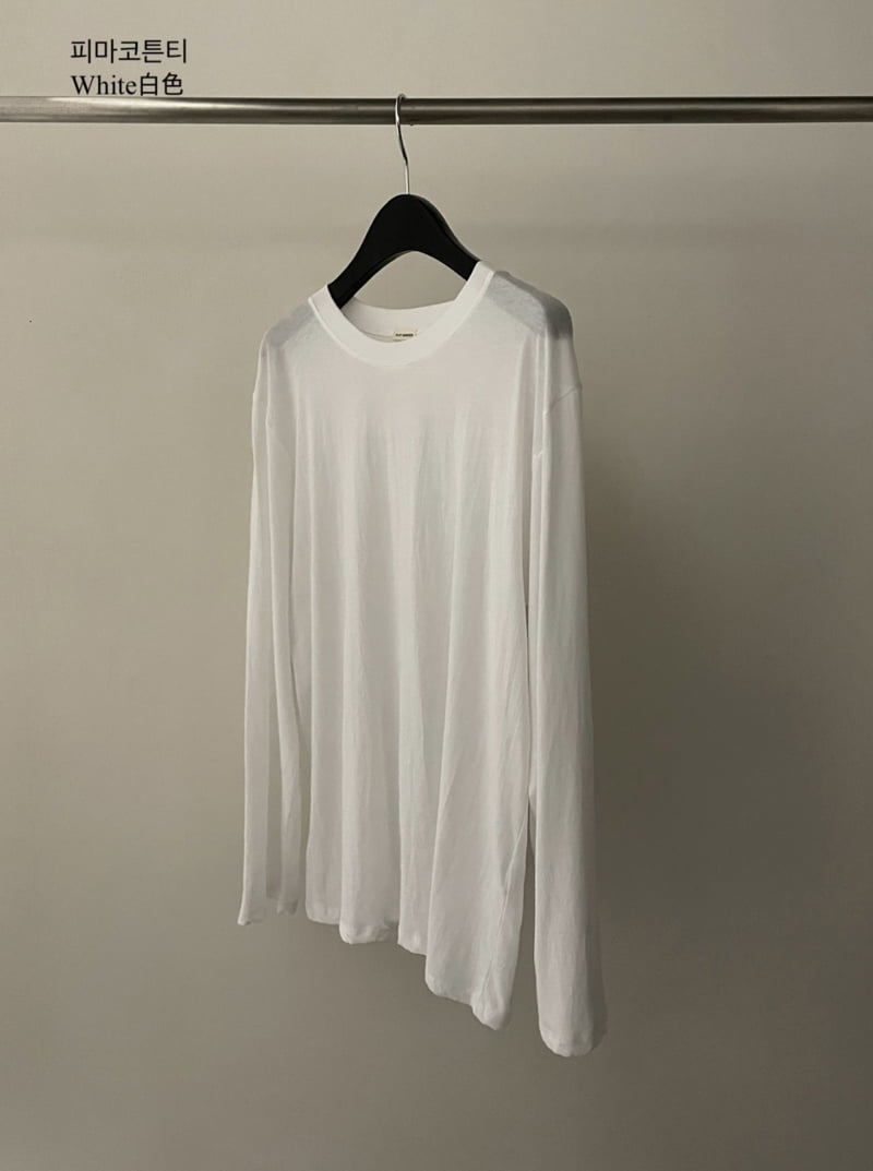 Flatgarden - Korean Women Fashion - #momslook - Pima Cotton Tee - 4