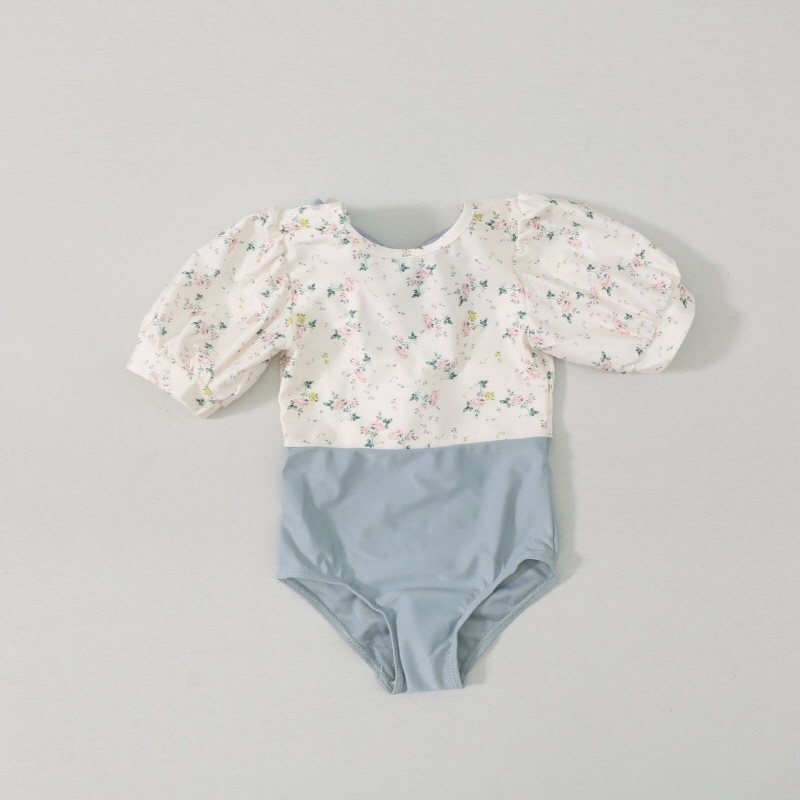 G Flower - Korean Children Fashion - #Kfashion4kids - Two-Tone Swimsuit - 7