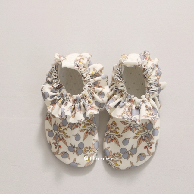 G Flower - Korean Children Fashion - #childofig - Frill Aqua Shoes