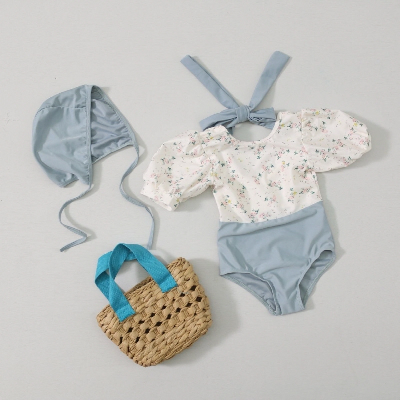 G Flower - Korean Children Fashion - #discoveringself - Two-Tone Swimsuit - 2
