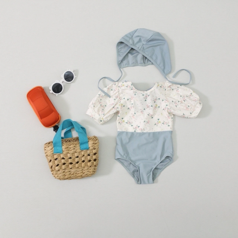 G Flower - Korean Children Fashion - #fashionkids - Two-Tone Swimsuit - 4