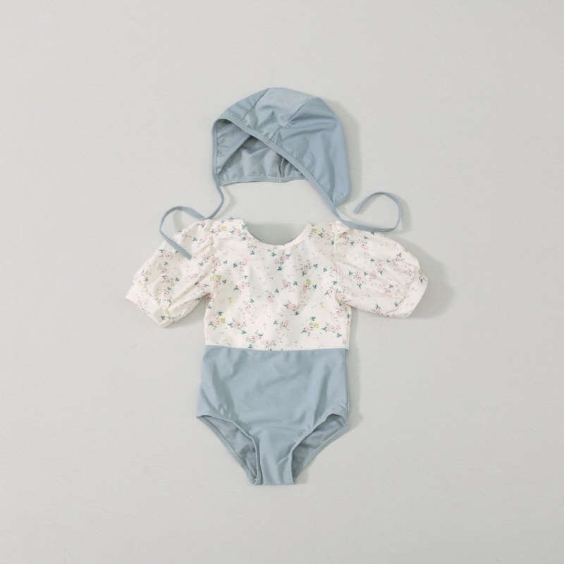G Flower - Korean Children Fashion - #kidsstore - Two-Tone Swimsuit - 5