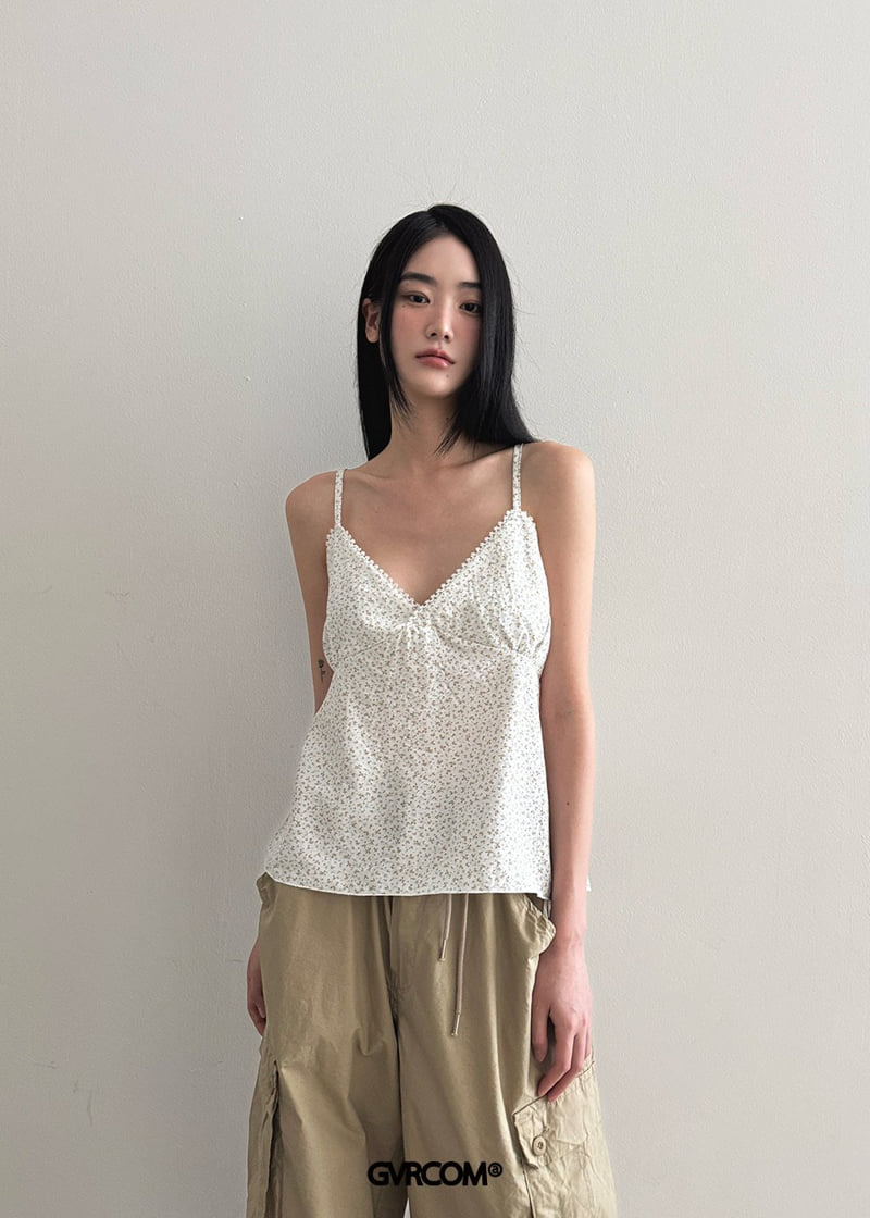 Gavara Market - Korean Women Fashion - #momslook - Lynn Flower Sleeveless - 8