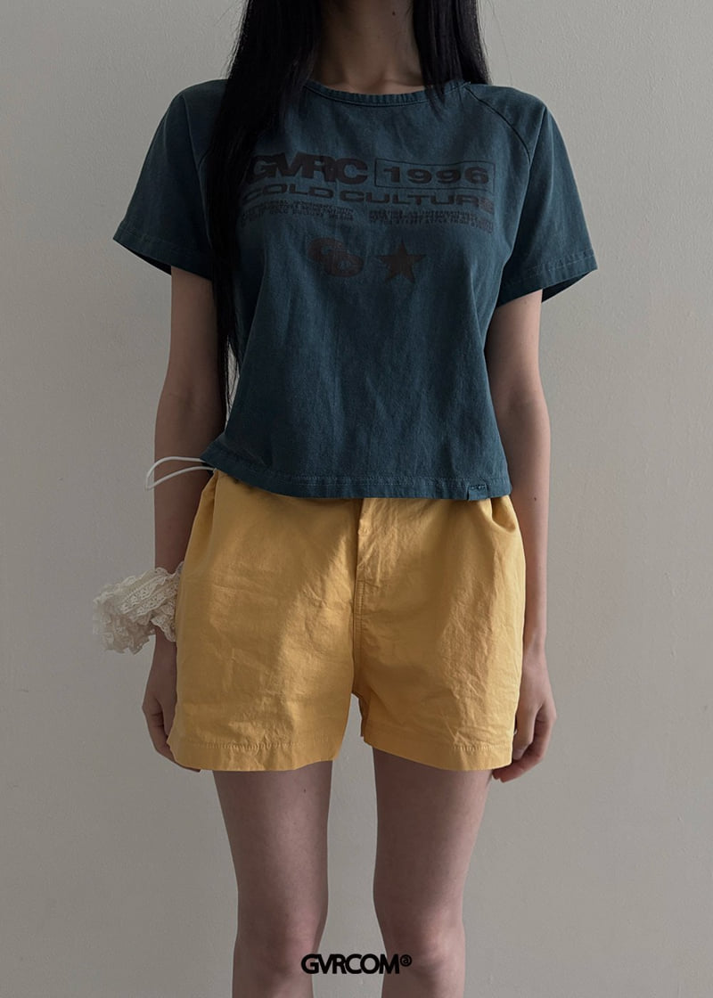 Gavara Market - Korean Women Fashion - #momslook - Cold Raglan Short Sleeve Tee - 6