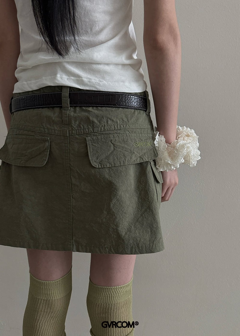 Gavara Market - Korean Women Fashion - #momslook - Pocket Linen Skirt - 9