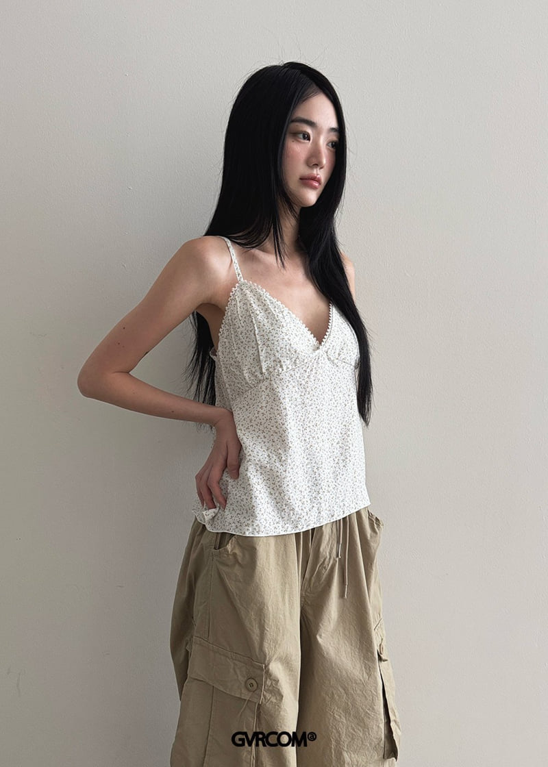 Gavara Market - Korean Women Fashion - #shopsmall - Lynn Flower Sleeveless - 5