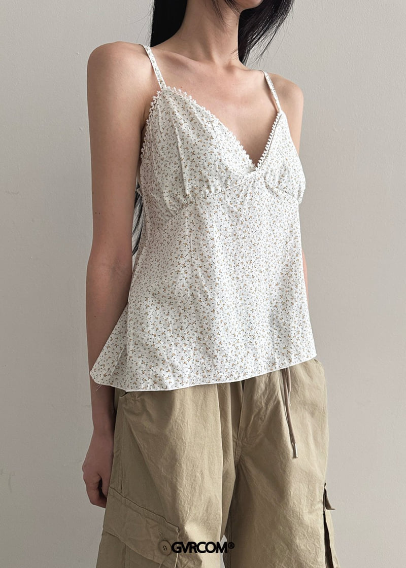 Gavara Market - Korean Women Fashion - #thatsdarling - Lynn Flower Sleeveless - 6
