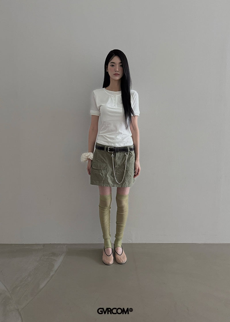 Gavara Market - Korean Women Fashion - #thatsdarling - Sins Layered Short Sleeve Tee - 2