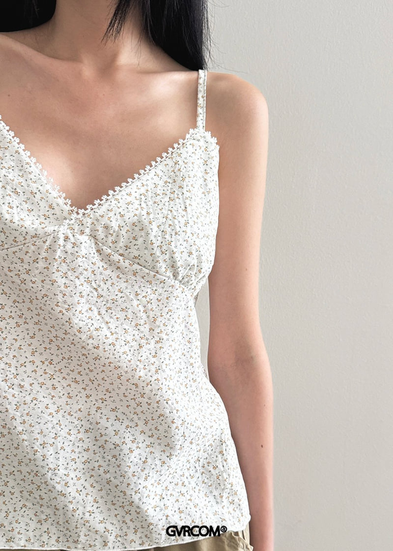 Gavara Market - Korean Women Fashion - #womensfashion - Lynn Flower Sleeveless - 9