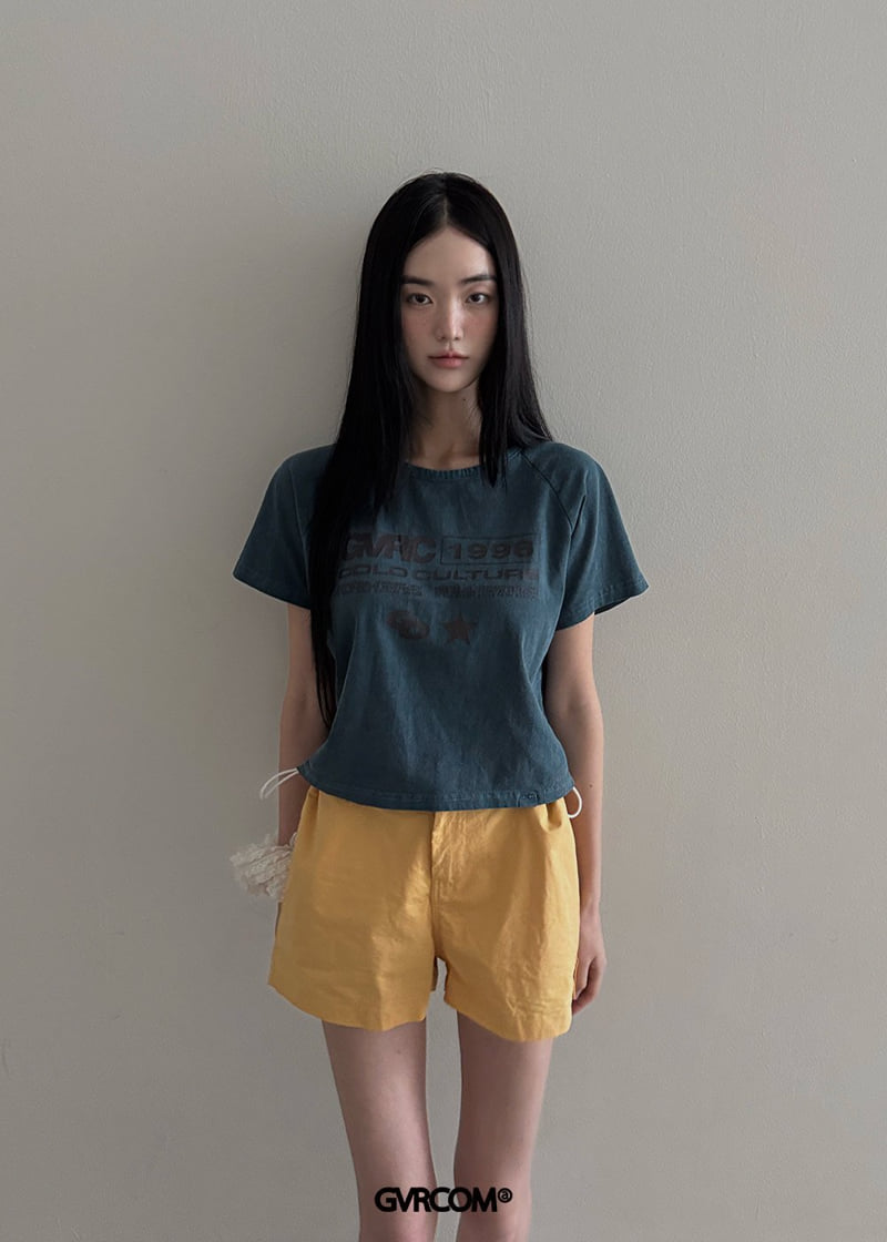 Gavara Market - Korean Women Fashion - #womensfashion - Cold Raglan Short Sleeve Tee - 7