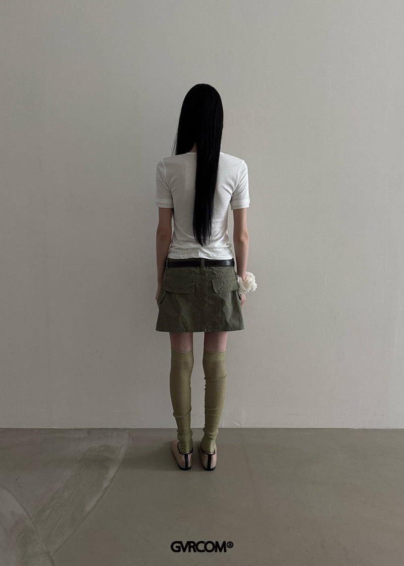 Gavara Market - Korean Women Fashion - #momslook - Pocket Linen Skirt - 4