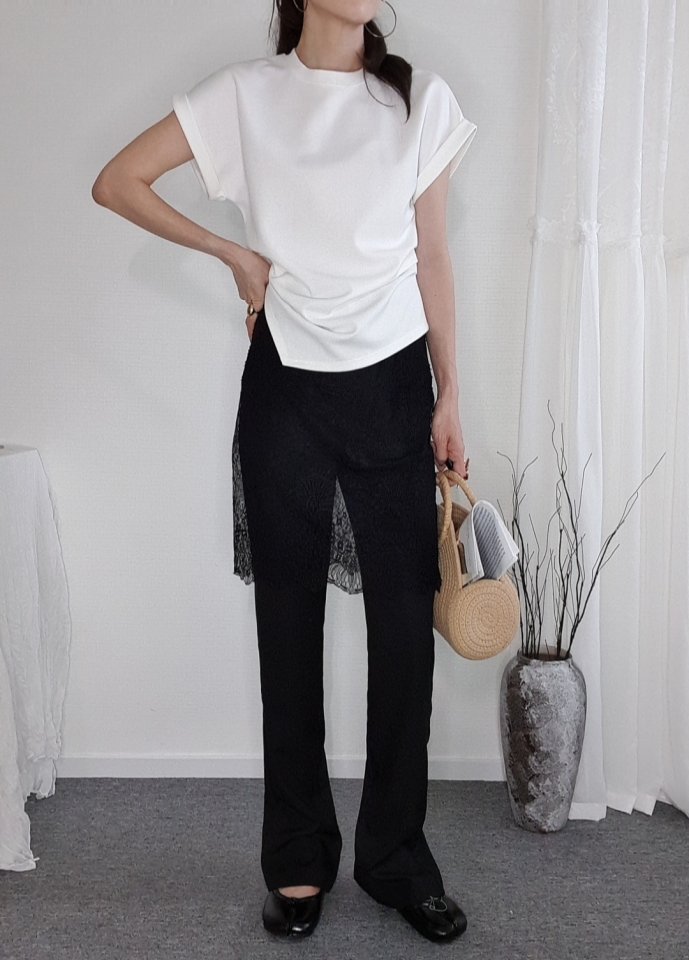 Gentle B - Korean Women Fashion - #momslook - Long Leg Pants - 6