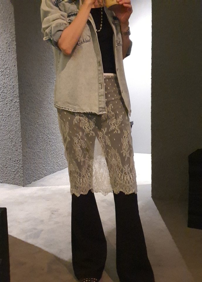 Gentle B - Korean Women Fashion - #momslook - Garden Lace Skirt - 7