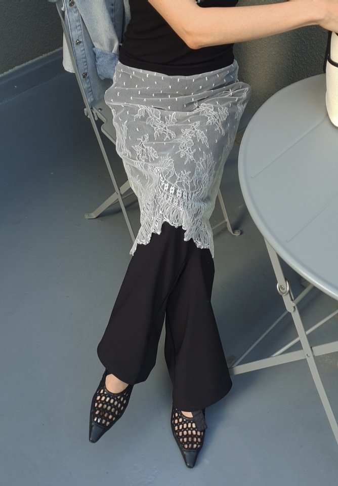 Gentle B - Korean Women Fashion - #momslook - Garden Lace Skirt - 9