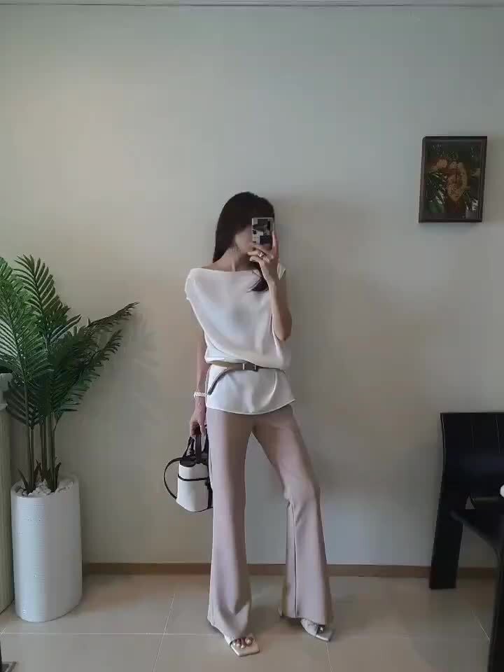Gentle B - Korean Women Fashion - #momslook - Cool Brush Pants - 3