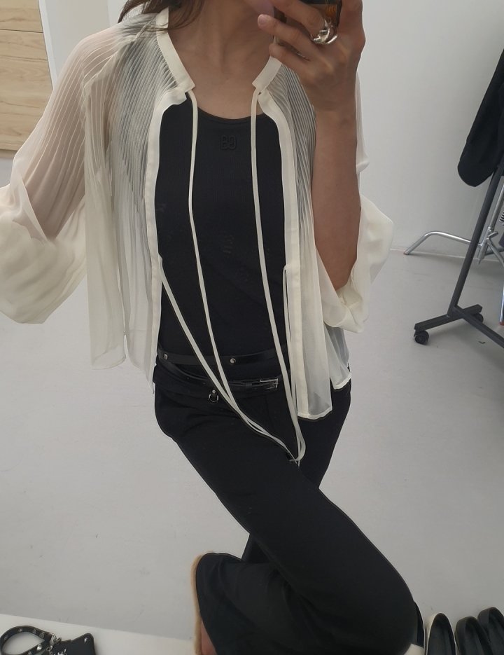 Gentle B - Korean Women Fashion - #momslook - Pleats Cardigan - 12