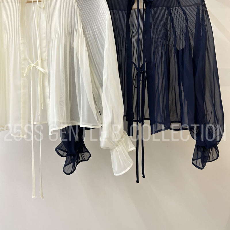 Gentle B - Korean Women Fashion - #momslook - Pleats Cardigan - 2