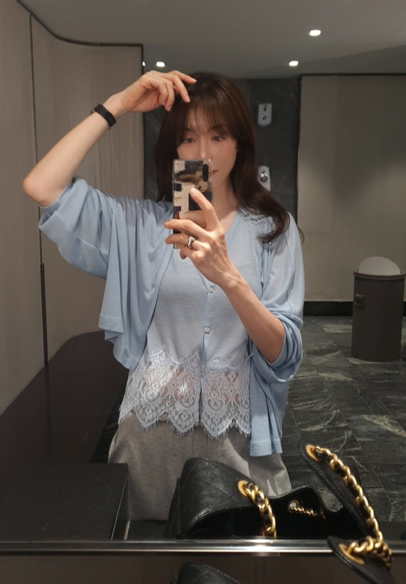 Gentle B - Korean Women Fashion - #momslook - Pico Sleeveless Cardigan Set - 11