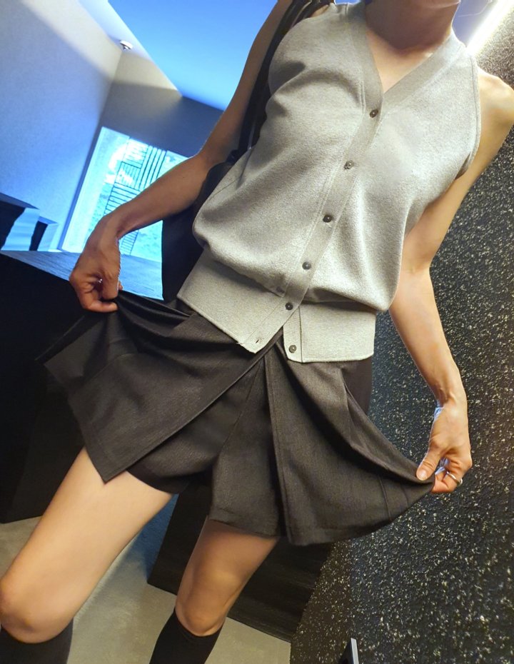 Gentle B - Korean Women Fashion - #momslook - Saint Wrap Skirt Pants