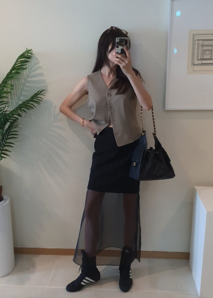 Gentle B - Korean Women Fashion - #momslook - Organza Skirt - 4