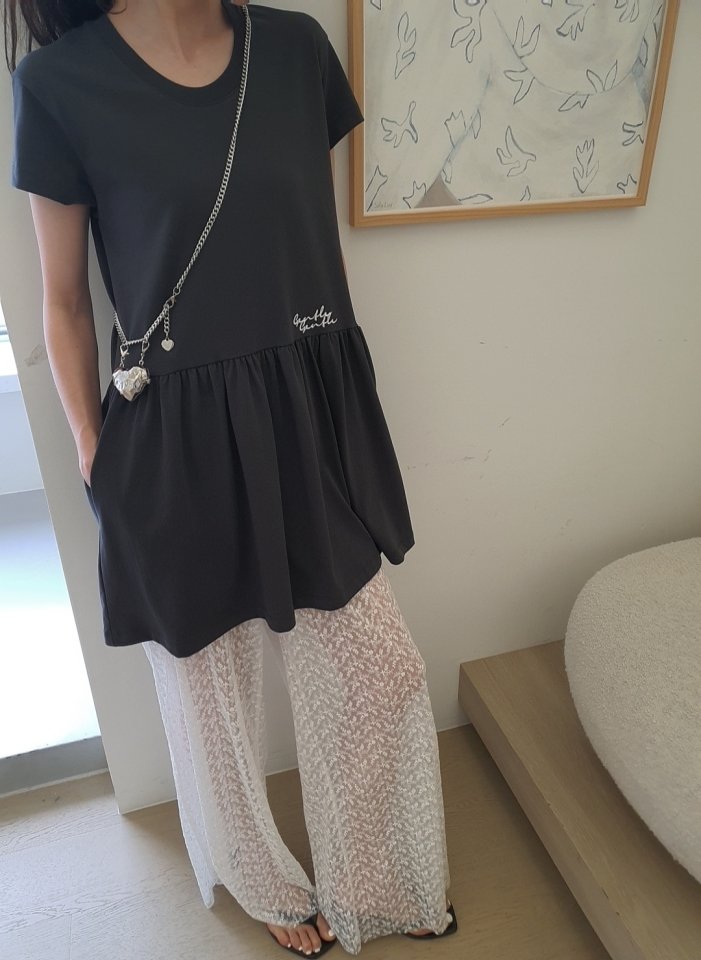 Gentle B - Korean Women Fashion - #momslook - Pumping Long Tee - 12