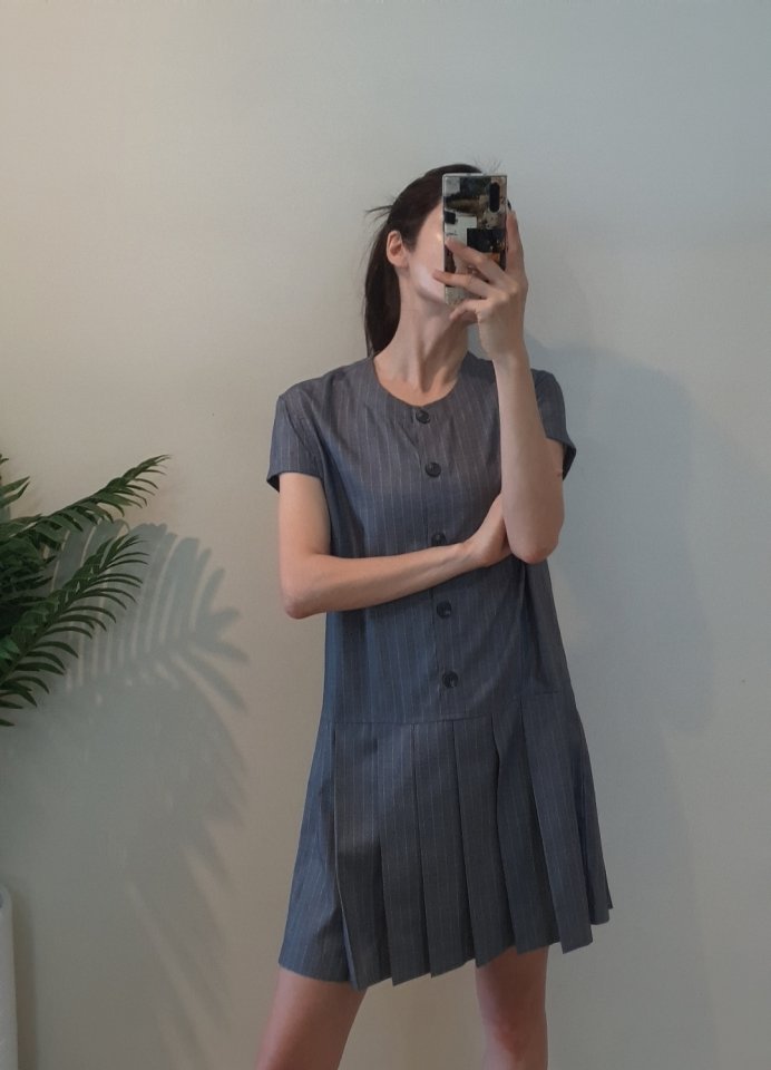 Gentle B - Korean Women Fashion - #momslook - Aespa Pleated One-piece - 9
