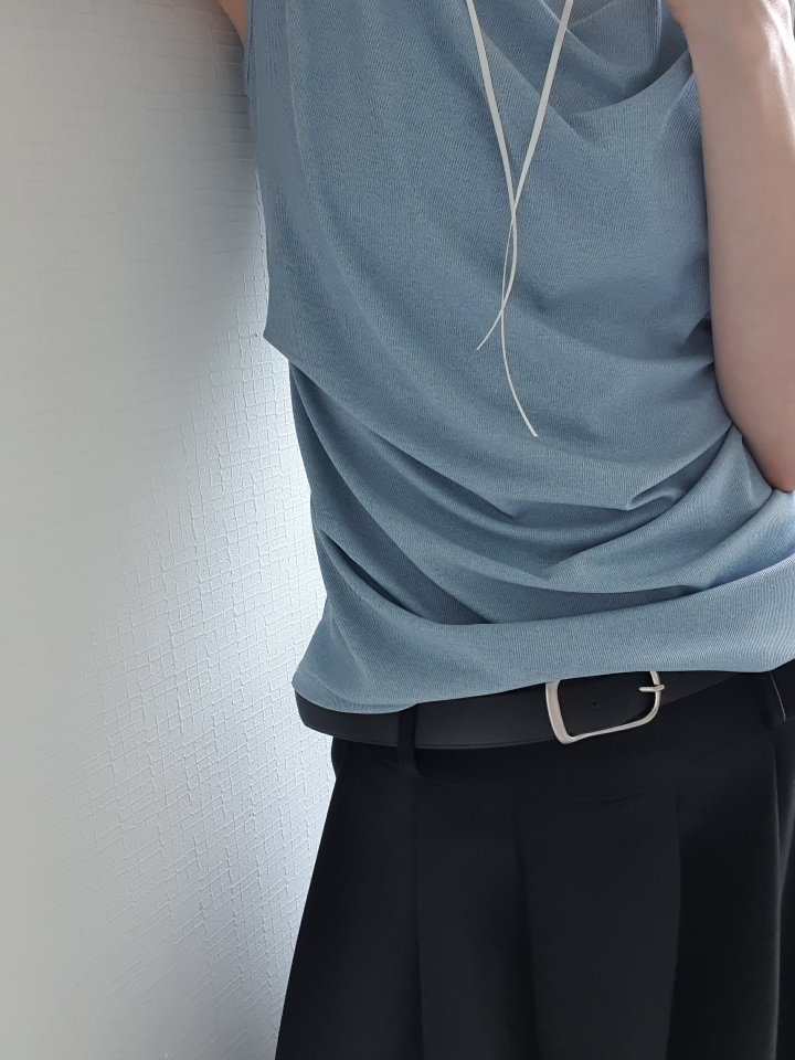 Gentle B - Korean Women Fashion - #momslook - Drape Long Sleeveless - 6