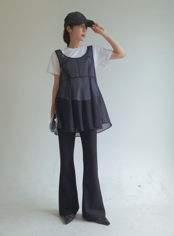 Gentle B - Korean Women Fashion - #womensfashion - Layered Chiffon Top - 4