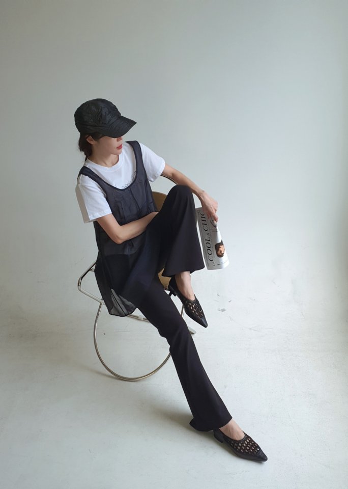 Gentle B - Korean Women Fashion - #momslook - Layered Chiffon Top - 8