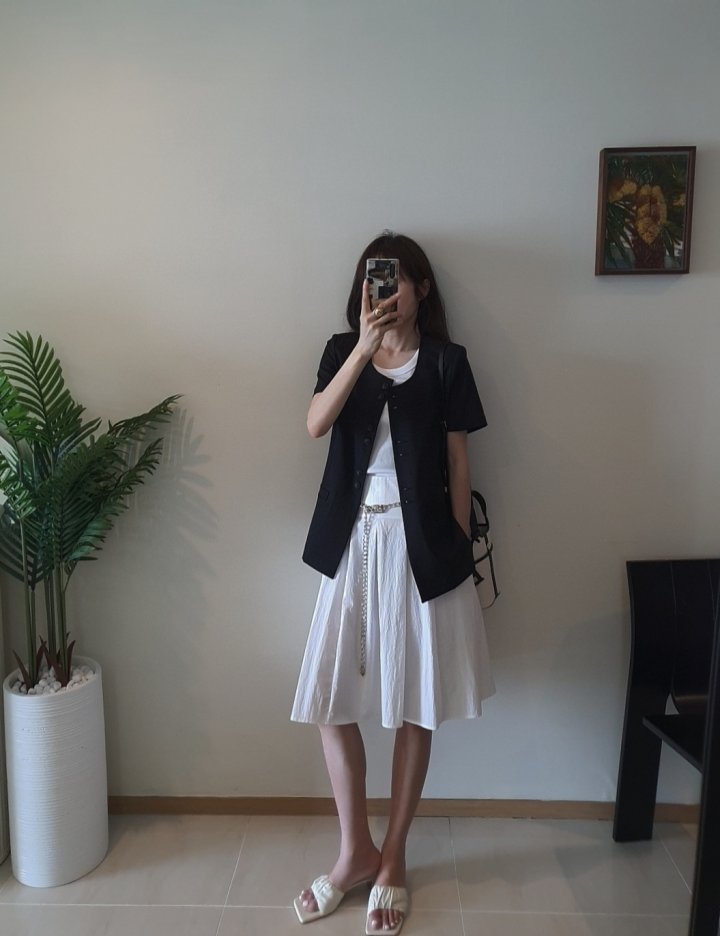 Gentle B - Korean Women Fashion - #momslook - Two-Way Top Skirt - 5