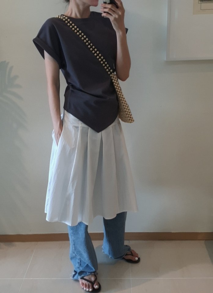 Gentle B - Korean Women Fashion - #momslook - Two-Way Top Skirt - 7
