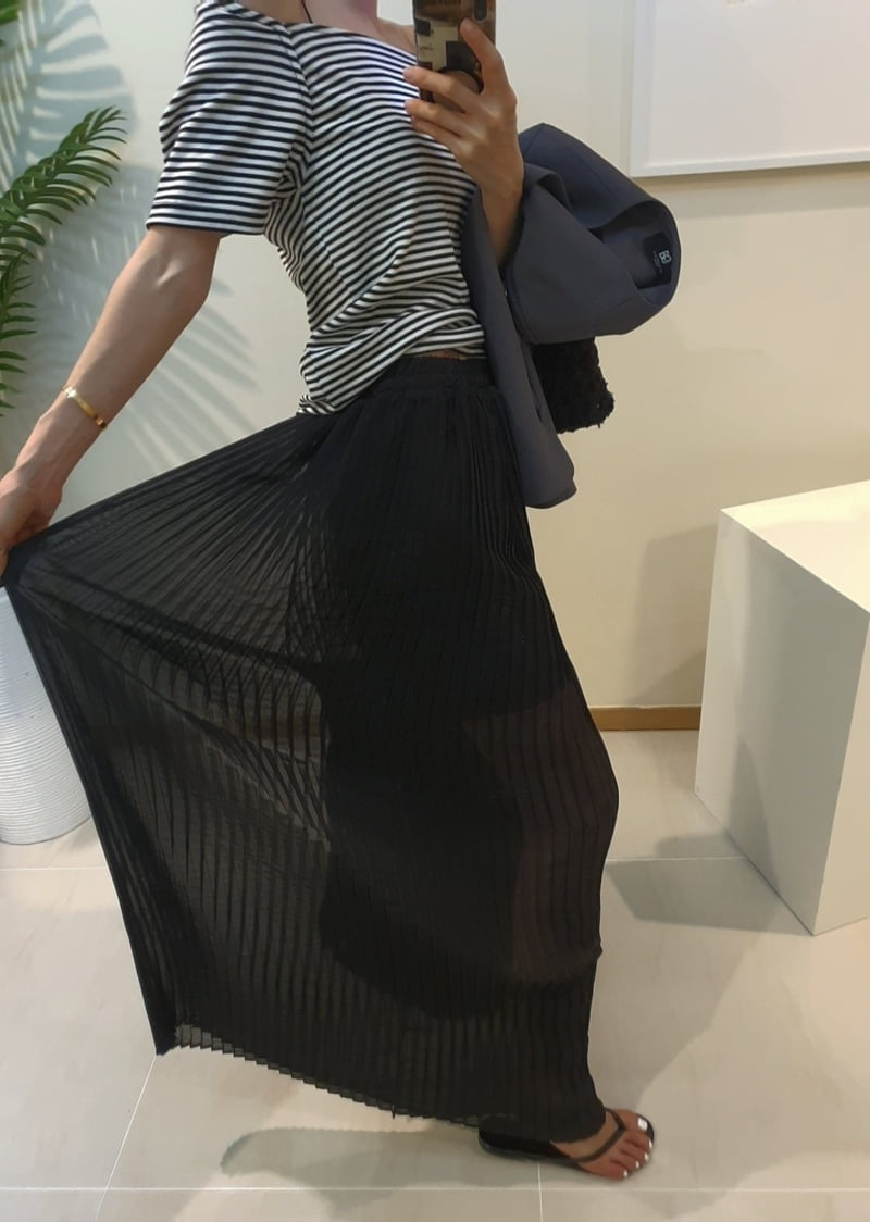 Gentle B - Korean Women Fashion - #momslook - Pleated Wide Pants - 11