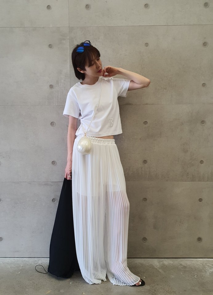 Gentle B - Korean Women Fashion - #momslook - Pleated Wide Pants - 7