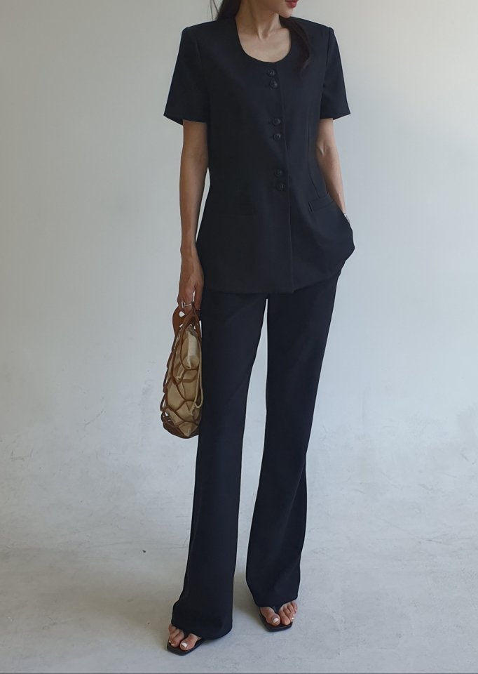 Gentle B - Korean Women Fashion - #momslook - Square Jacket - 2