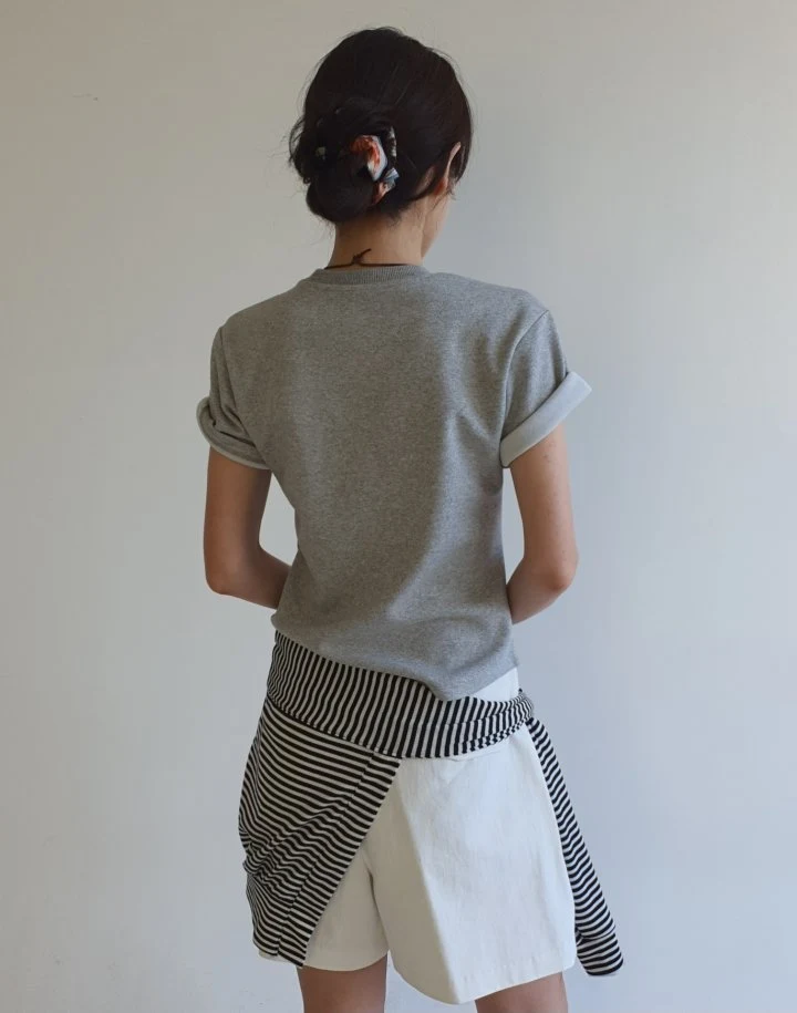 Gentle B - Korean Women Fashion - #momslook - Stone Tee - 11