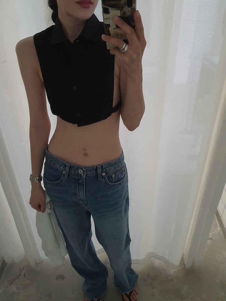 Gentle B - Korean Women Fashion - #momslook - Visual Collar Top - 2