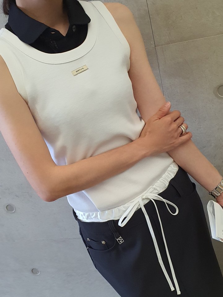 Gentle B - Korean Women Fashion - #momslook - Visual Collar Top - 8